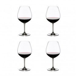 Riedel Vinum Pinot Noir (Burgundy Red) Set of 4